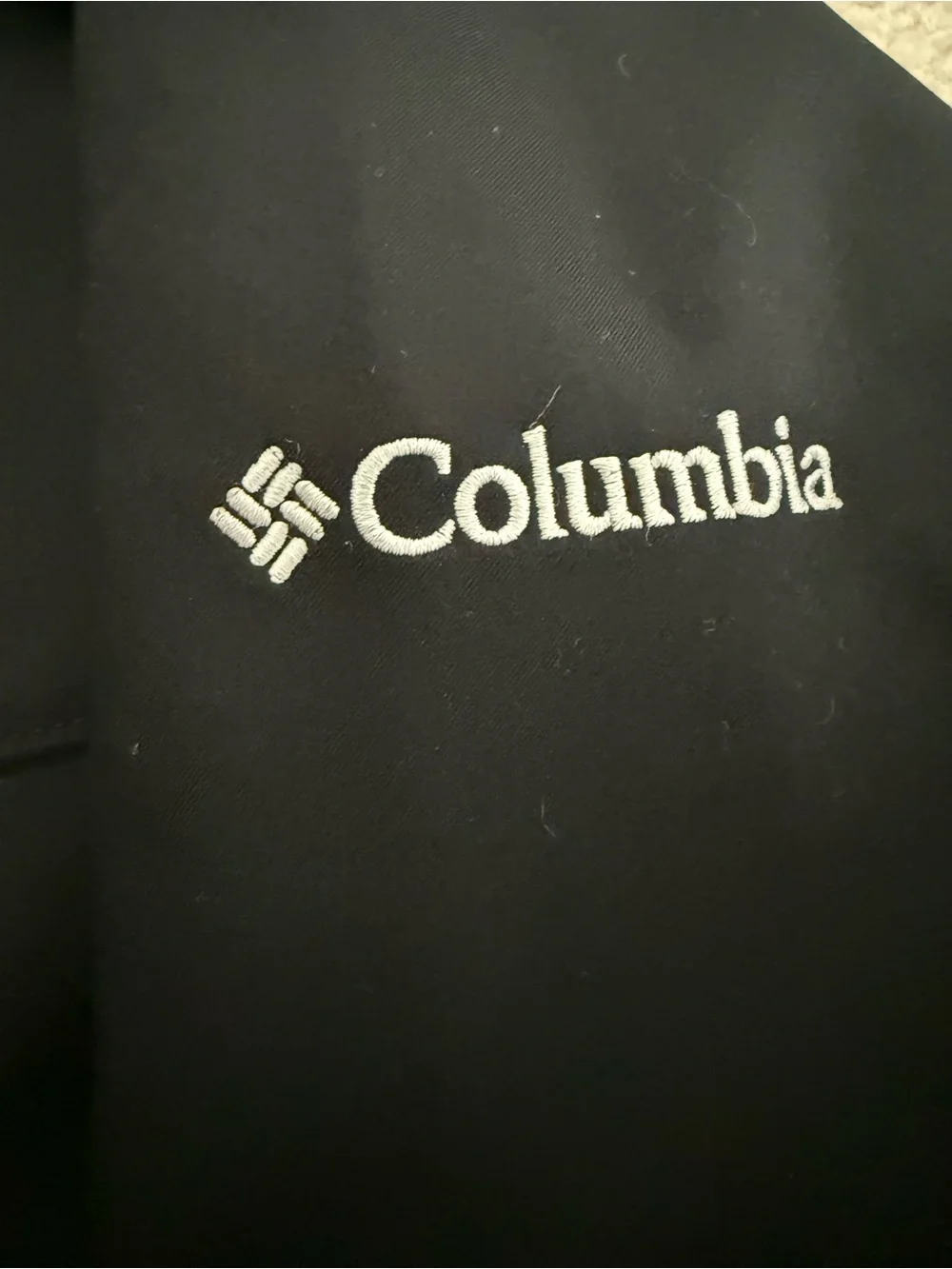 Columbia Black Men’s Lightweight Jacket with Boston College Embroidered Crest